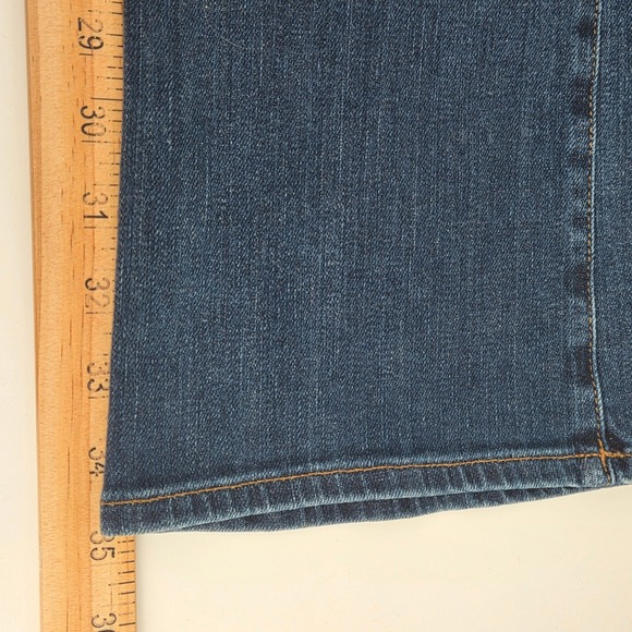 J Brand 8314T178 Blue Denim Selena Arcade Mid Rise Crop Boot Jeans Women 28 NWT - Picture 14 of 15